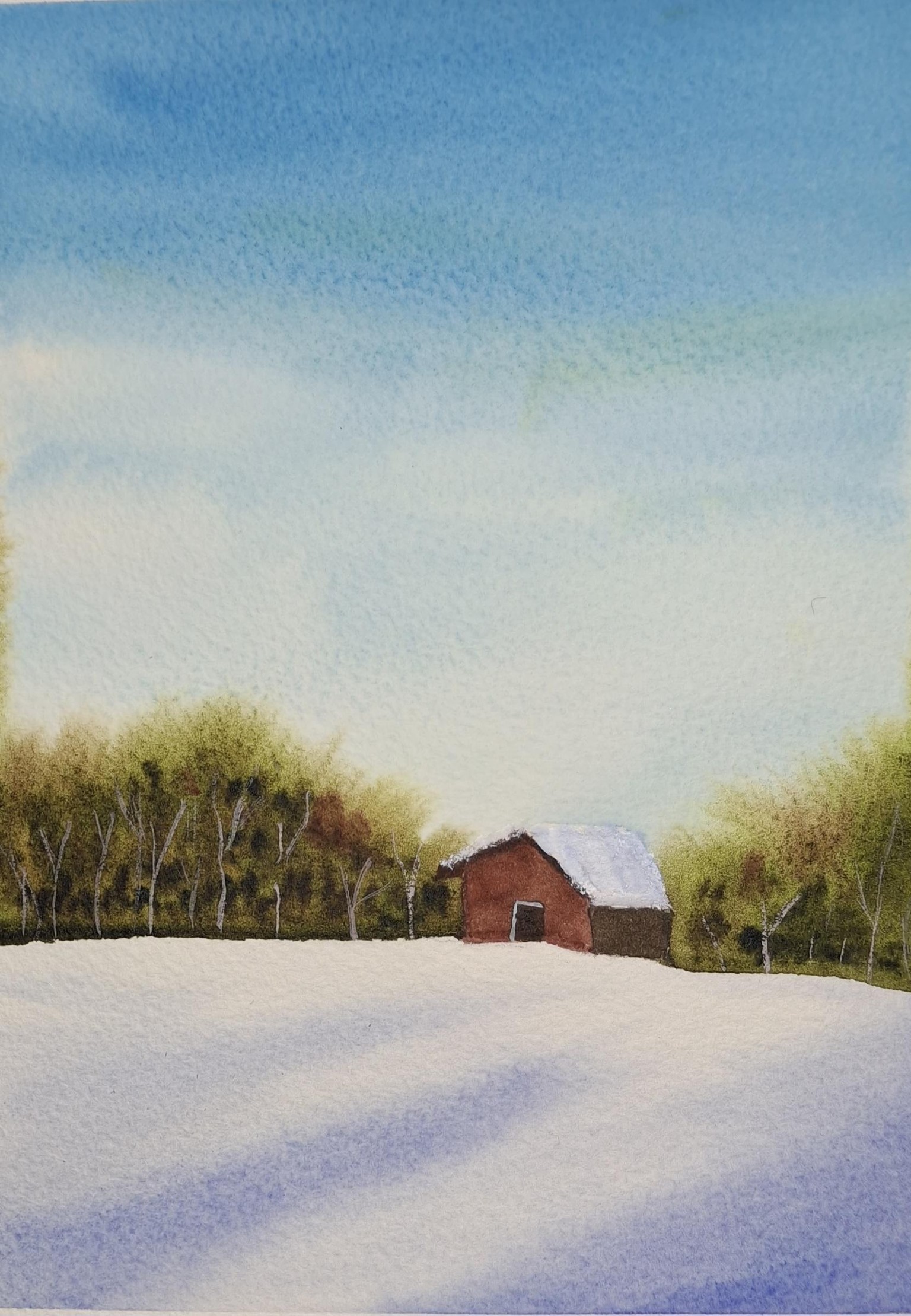 30 Winter Landscapes - image 26 - student project