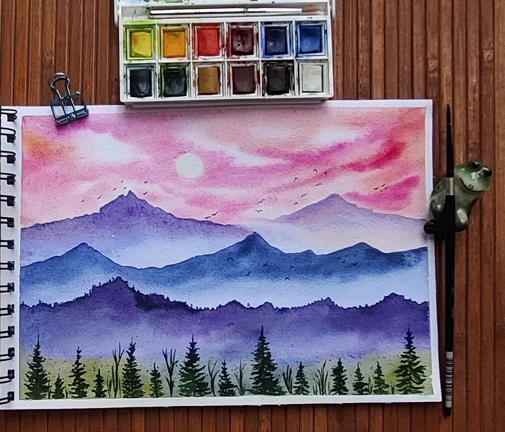 Serene Misty Mountains - image 1 - student project