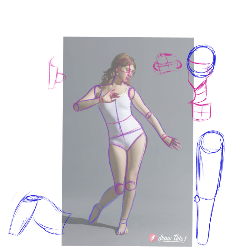 I did the shapes and shading and also did the human anatomy . This class was the best to learn - image 2 - student project