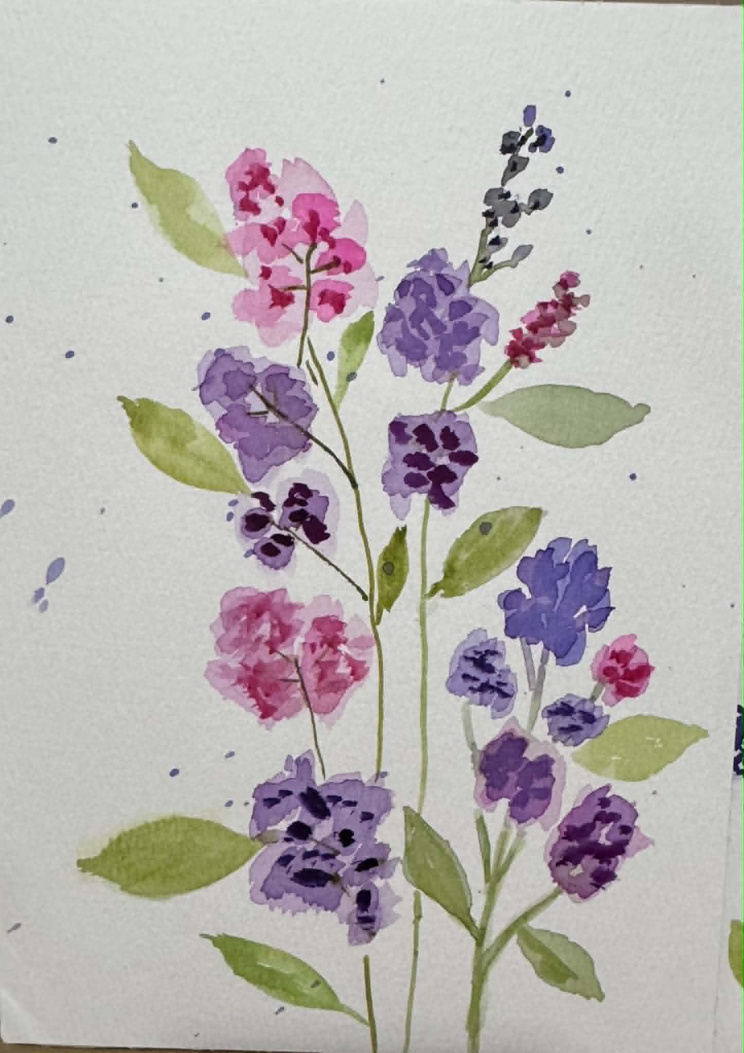 Watercolor Florals for Beginners: Relax and Find Joy - image 3 - student project