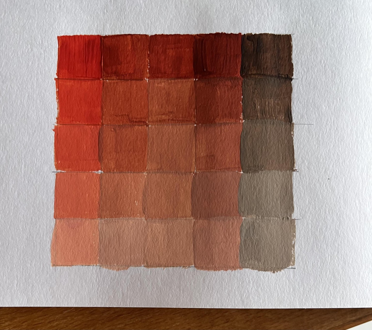 Exploring colour with acrylics - image 9 - student project