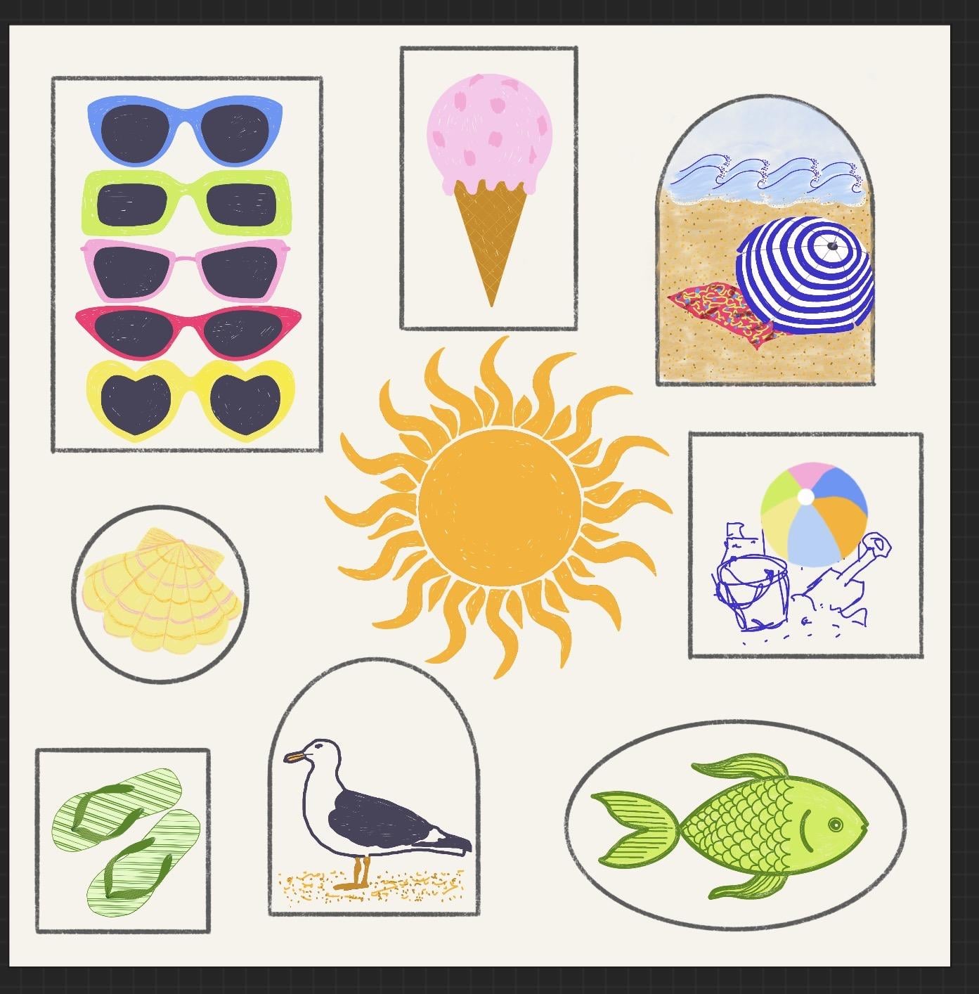 Beach Day - image 1 - student project