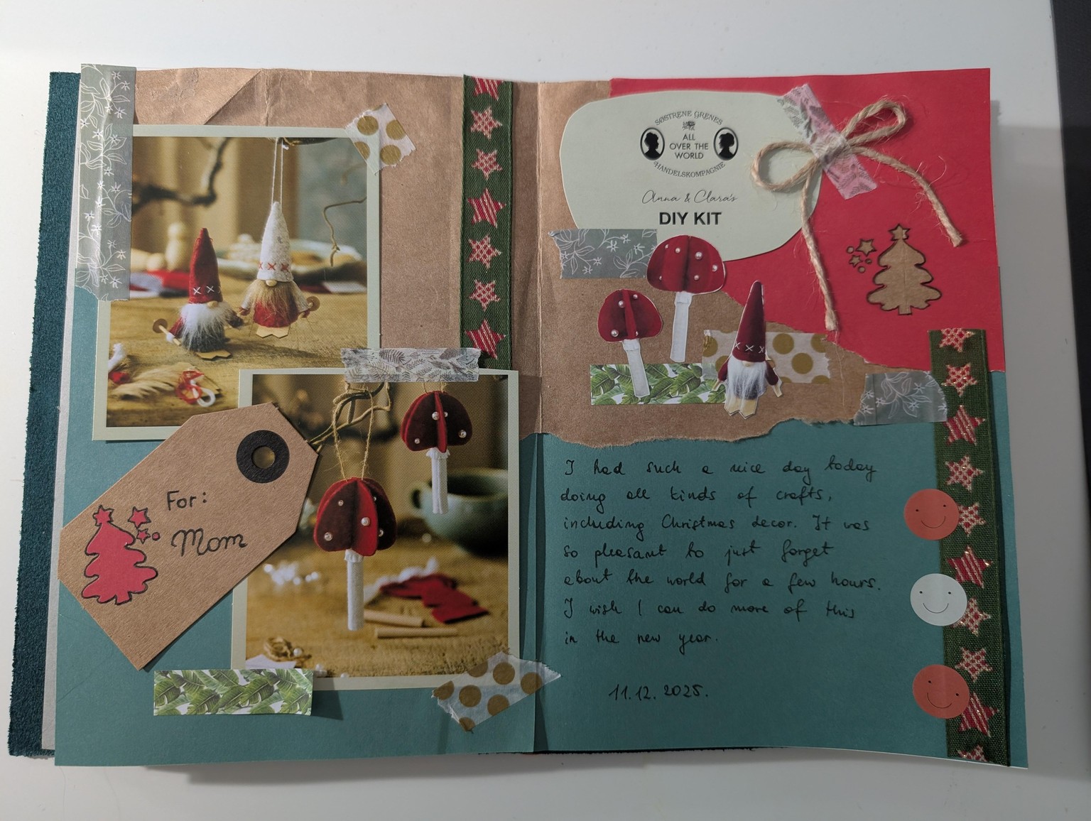 Art journaling with collage - image 1 - student project