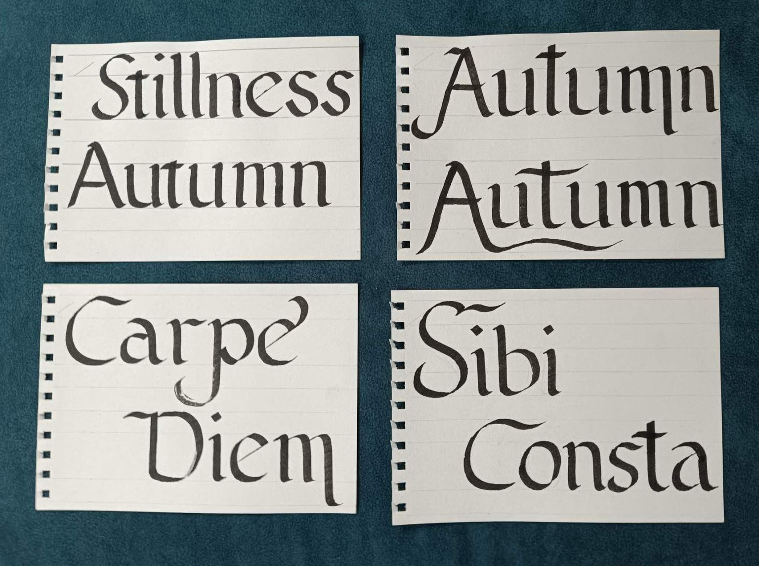1st Calligraphy Class - The Foundational Styles - image 2 - student project