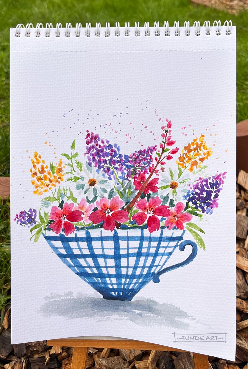 Flowers in a teacup - image 1 - student project