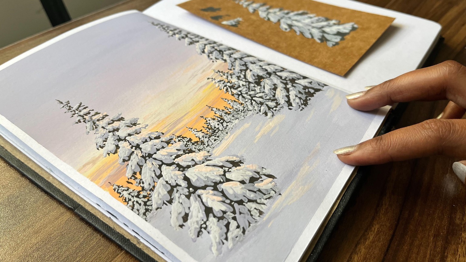5th Painting from Our Gouache Series - image 1 - student project