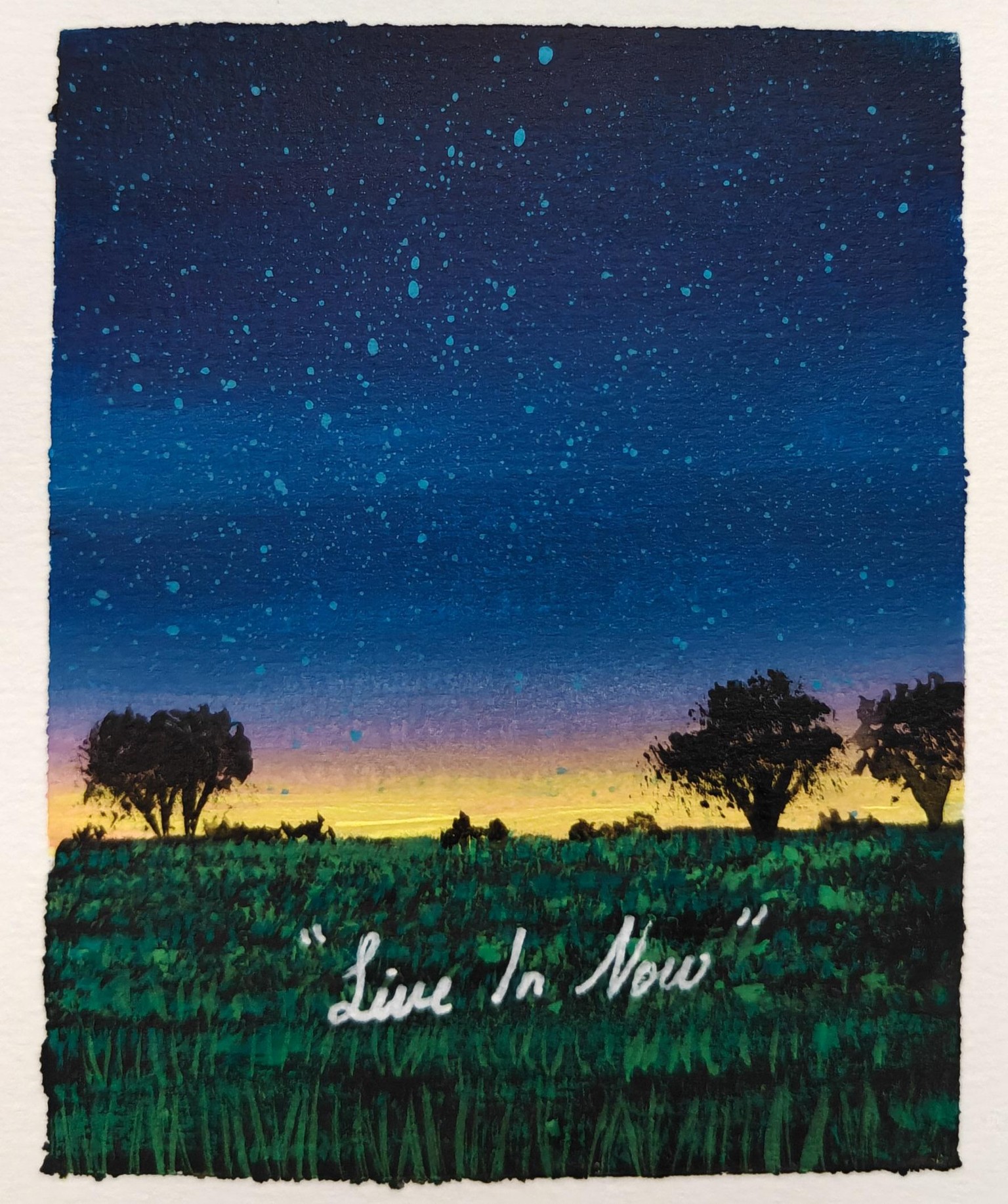 30 Days Acrylic Landscape Challenge :  Day 1 - image 13 - student project