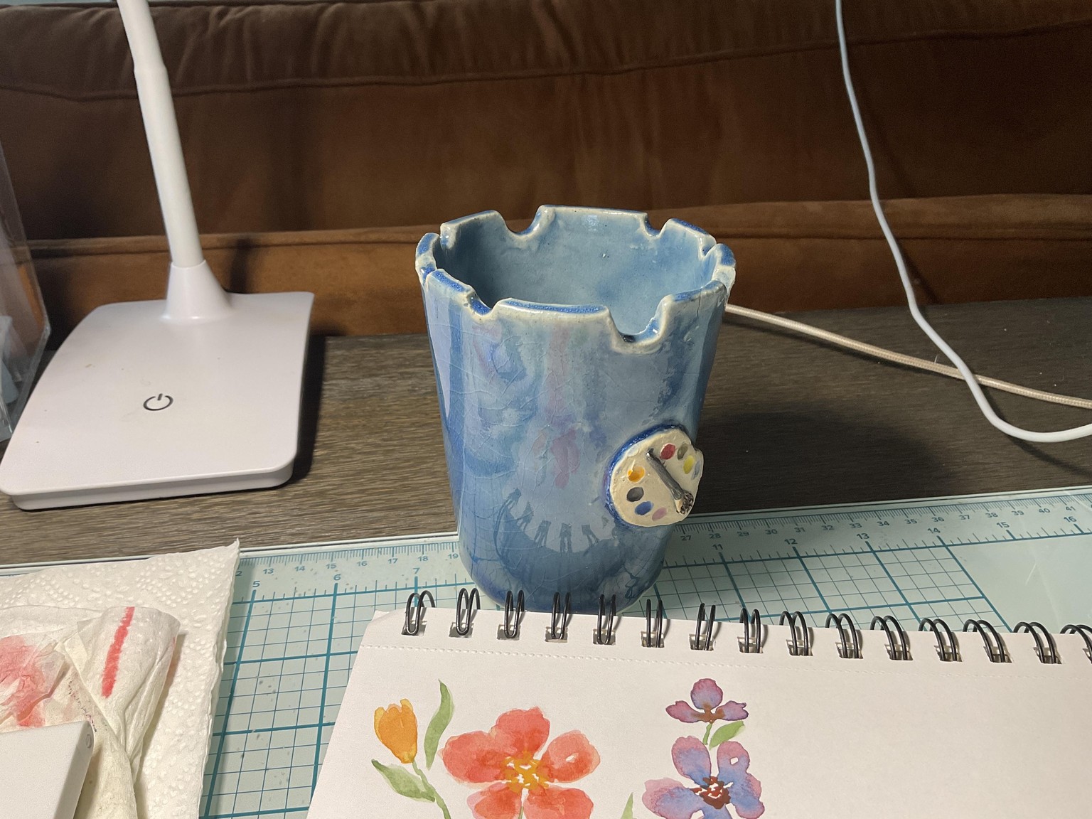 Watercolor cup - image 1 - student project