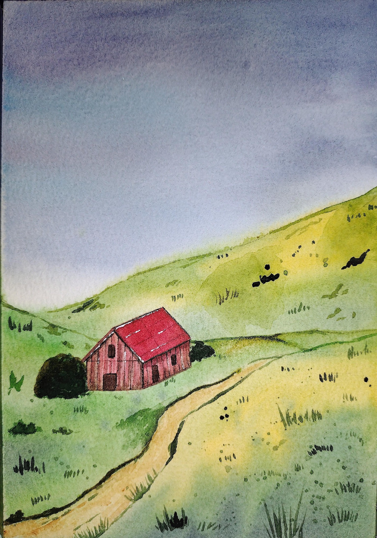 Nature In watercolor Projects - image 15 - student project