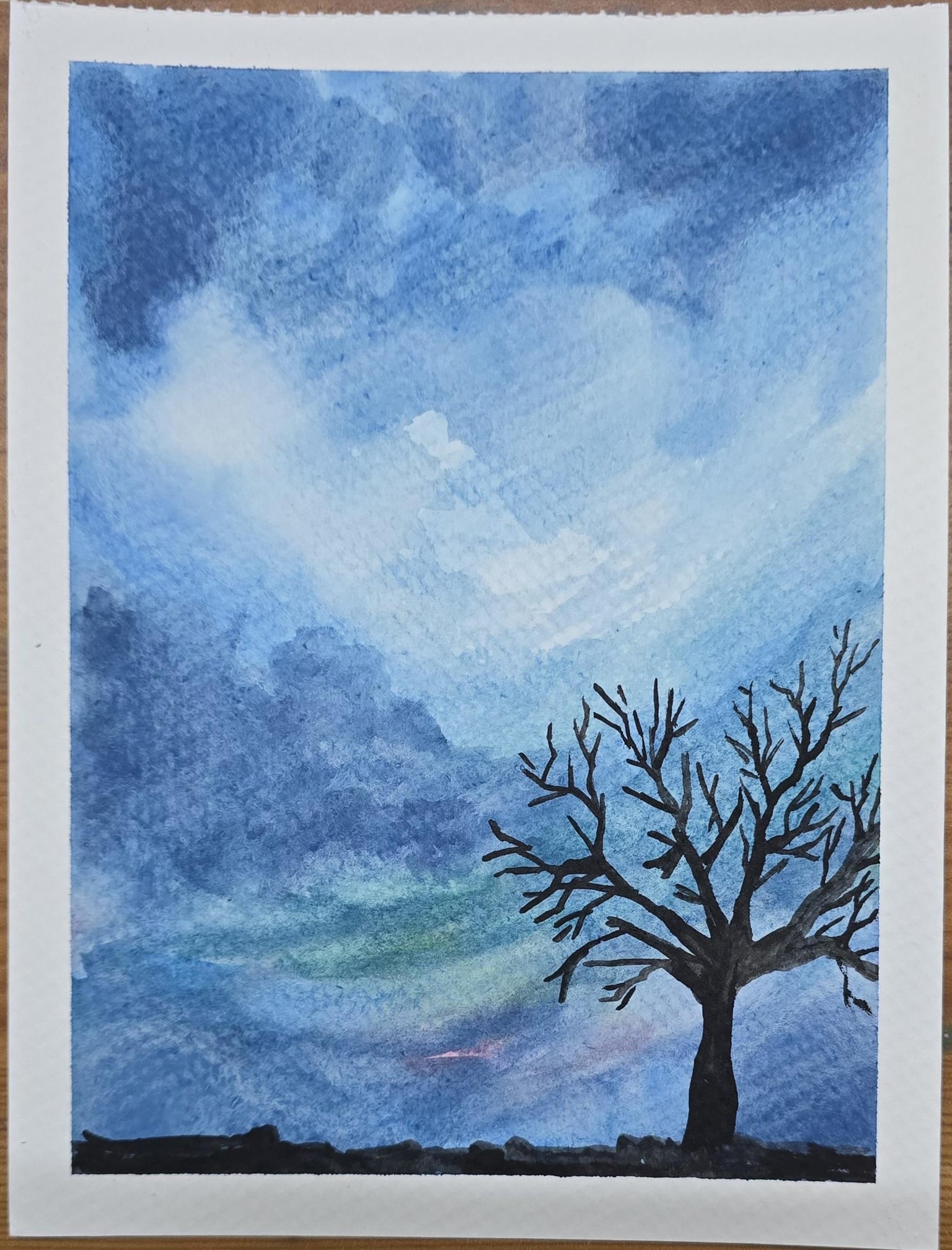 7days 7 watercolour skies - image 4 - student project