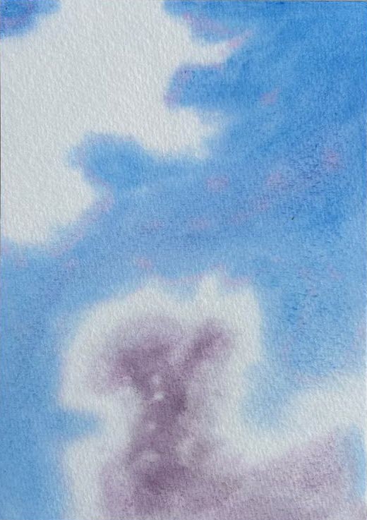 5-day watercolor sky challenge - image 6 - student project