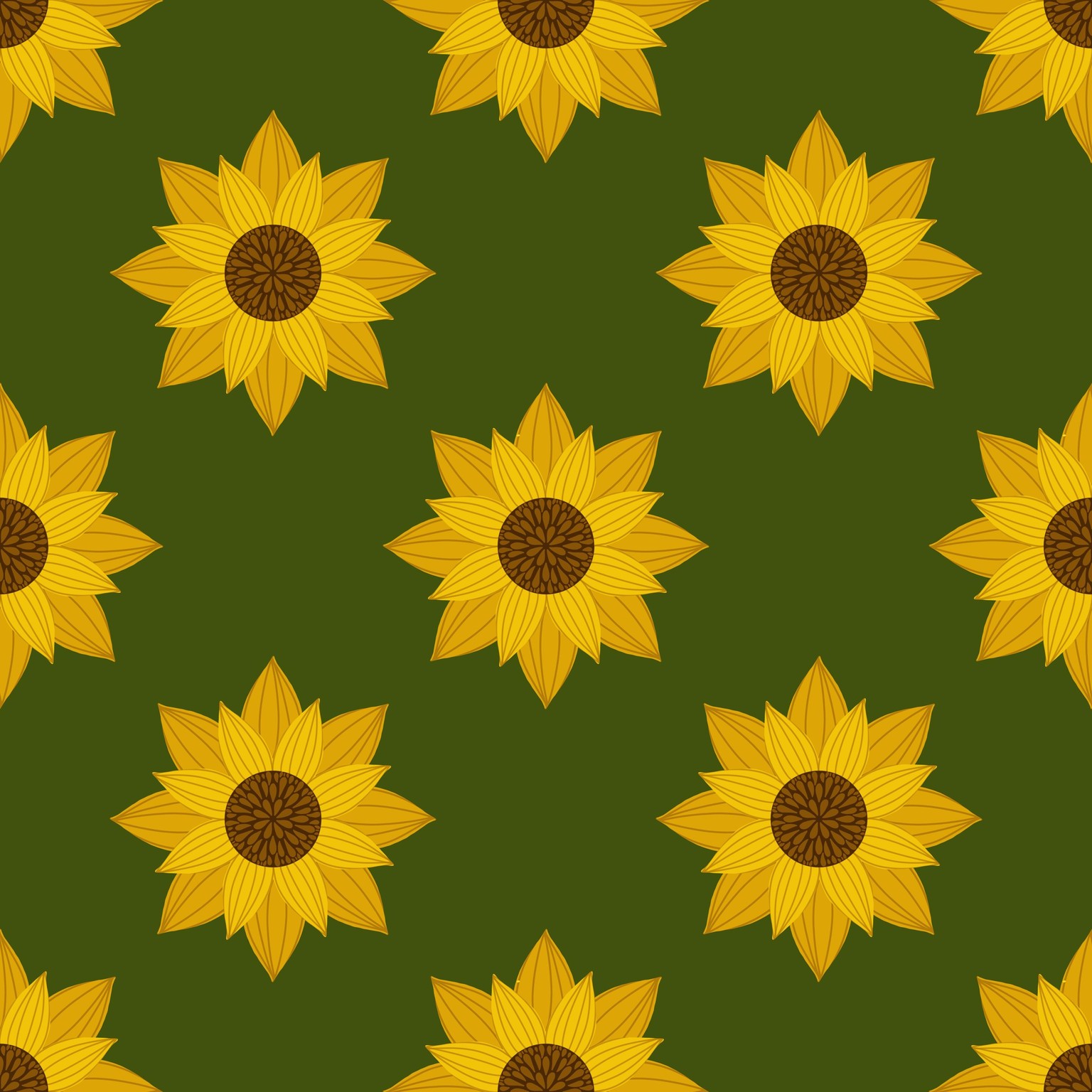 Sunflower Pattern - image 1 - student project
