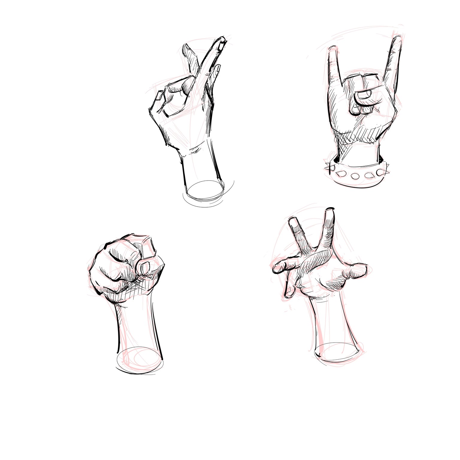Estudo de mãos (Study of hands) - image 1 - student project