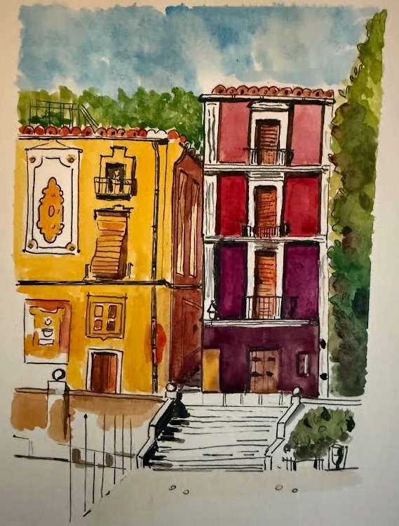 Urban Sketching in Ink - image 1 - student project