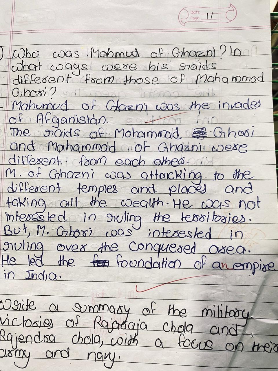 my handwriting, before and after - image 1 - student project