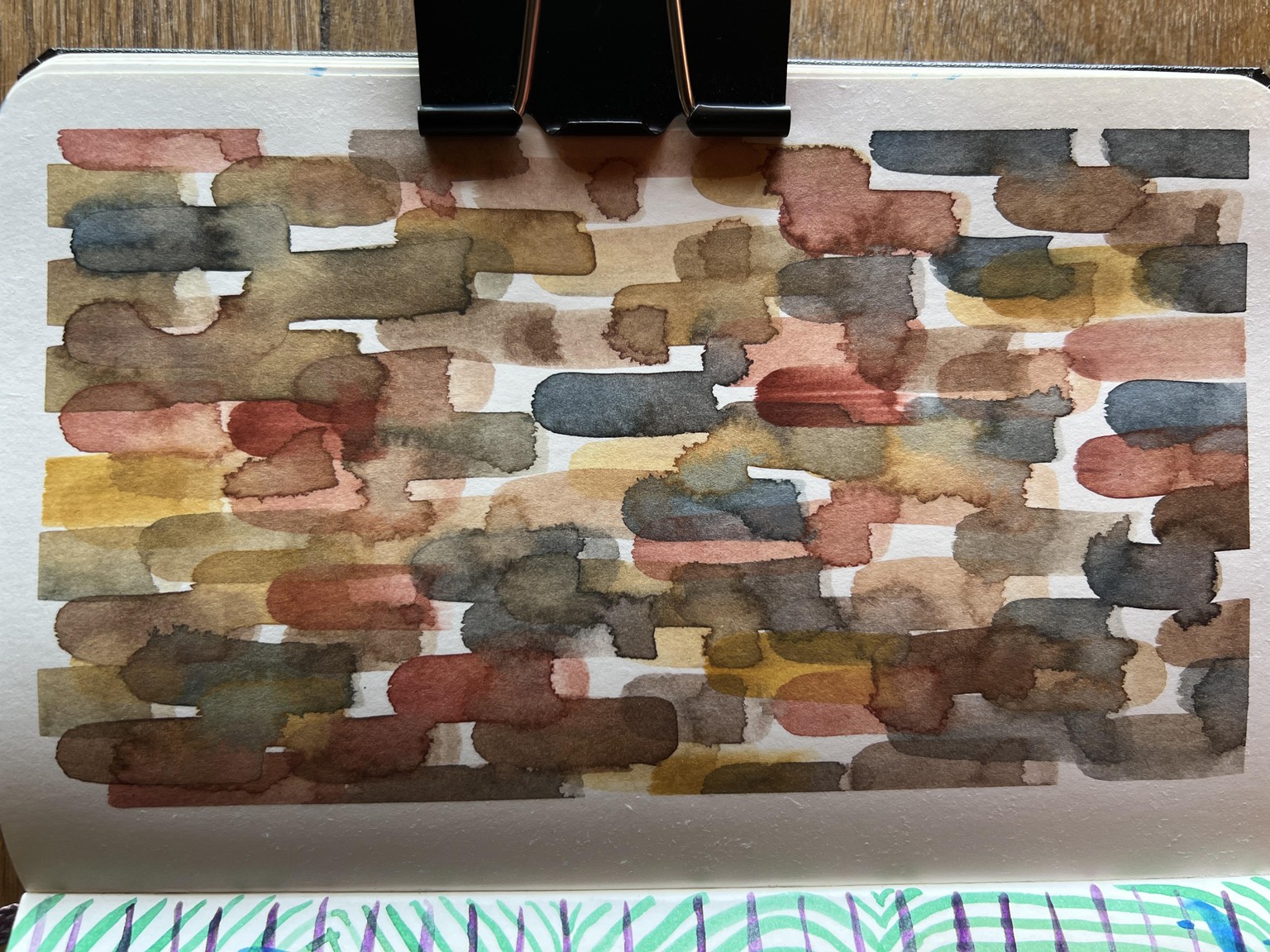 Watercolor patterns - image 4 - student project