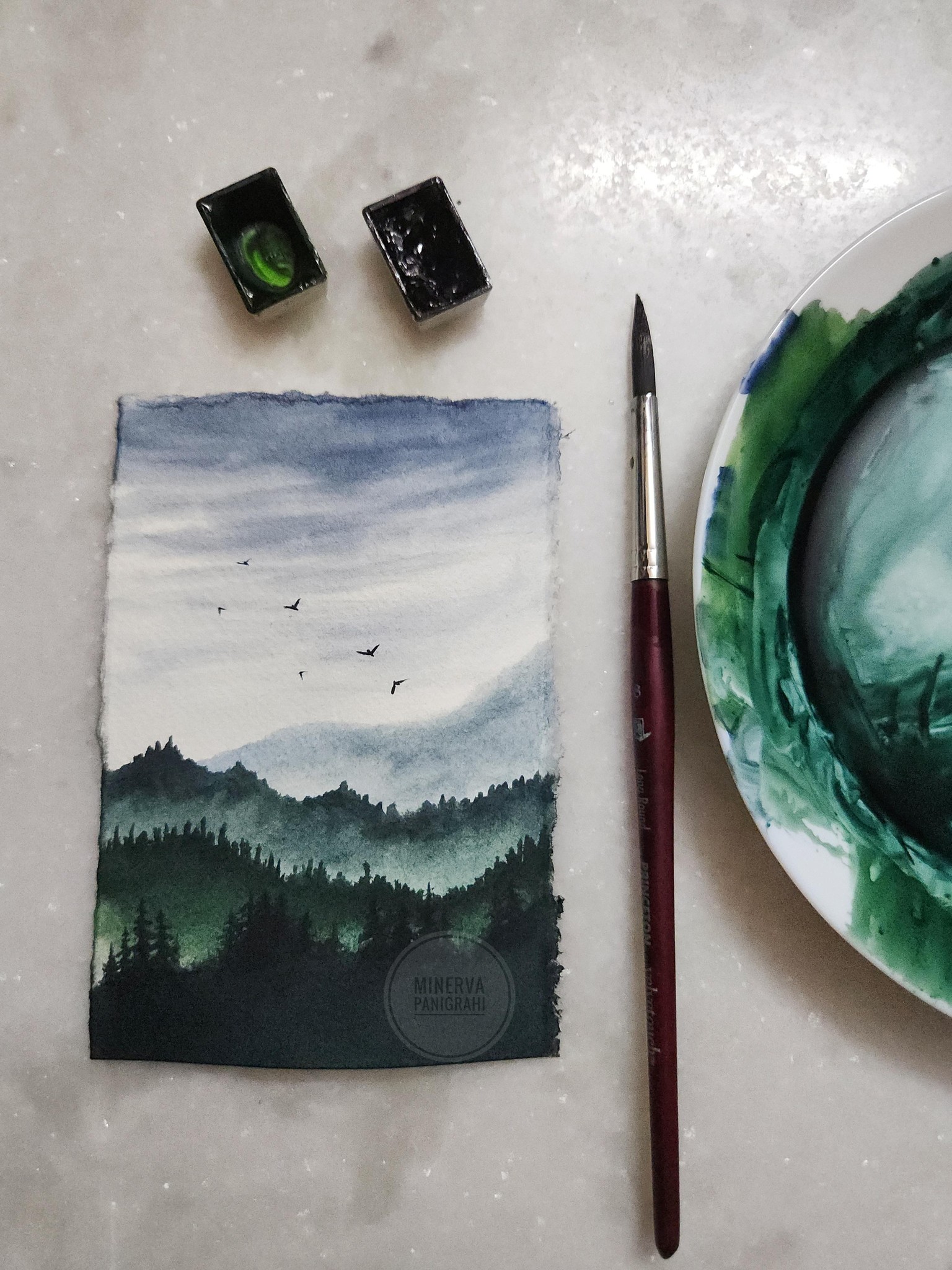 20 Days of Minimalistic Landscapes - image 2 - student project