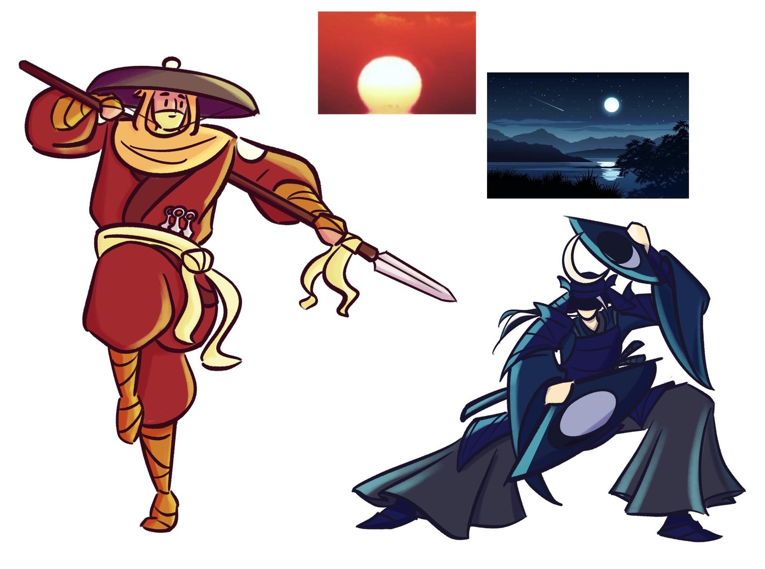 Sun Ninja and the Moon Samurai ☀️🌙 Finale - image 1 - student project