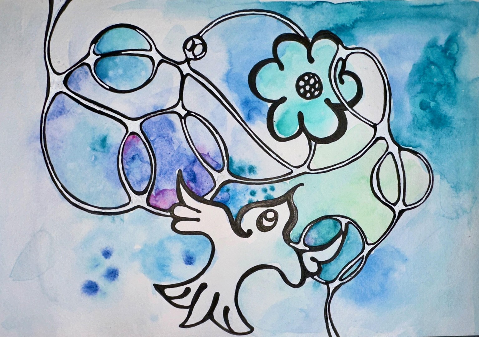 Neurographic Birdie - image 3 - student project