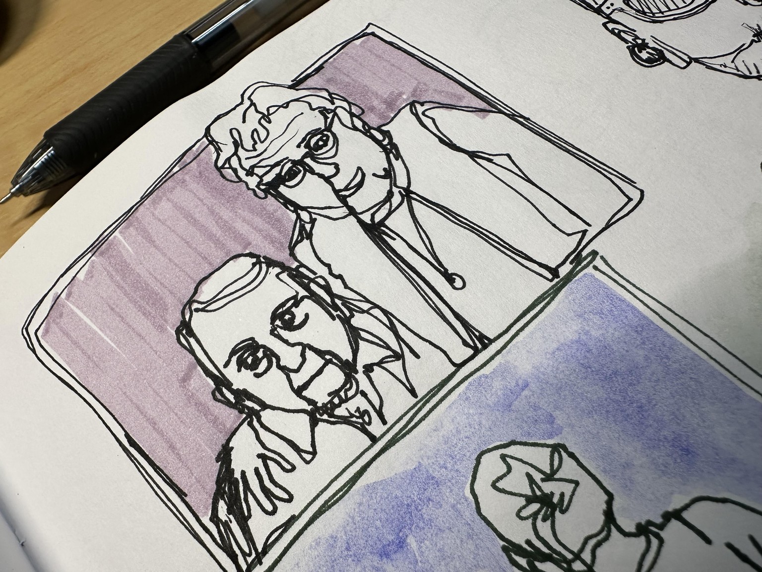 No Effort People Sketches - image 4 - student project
