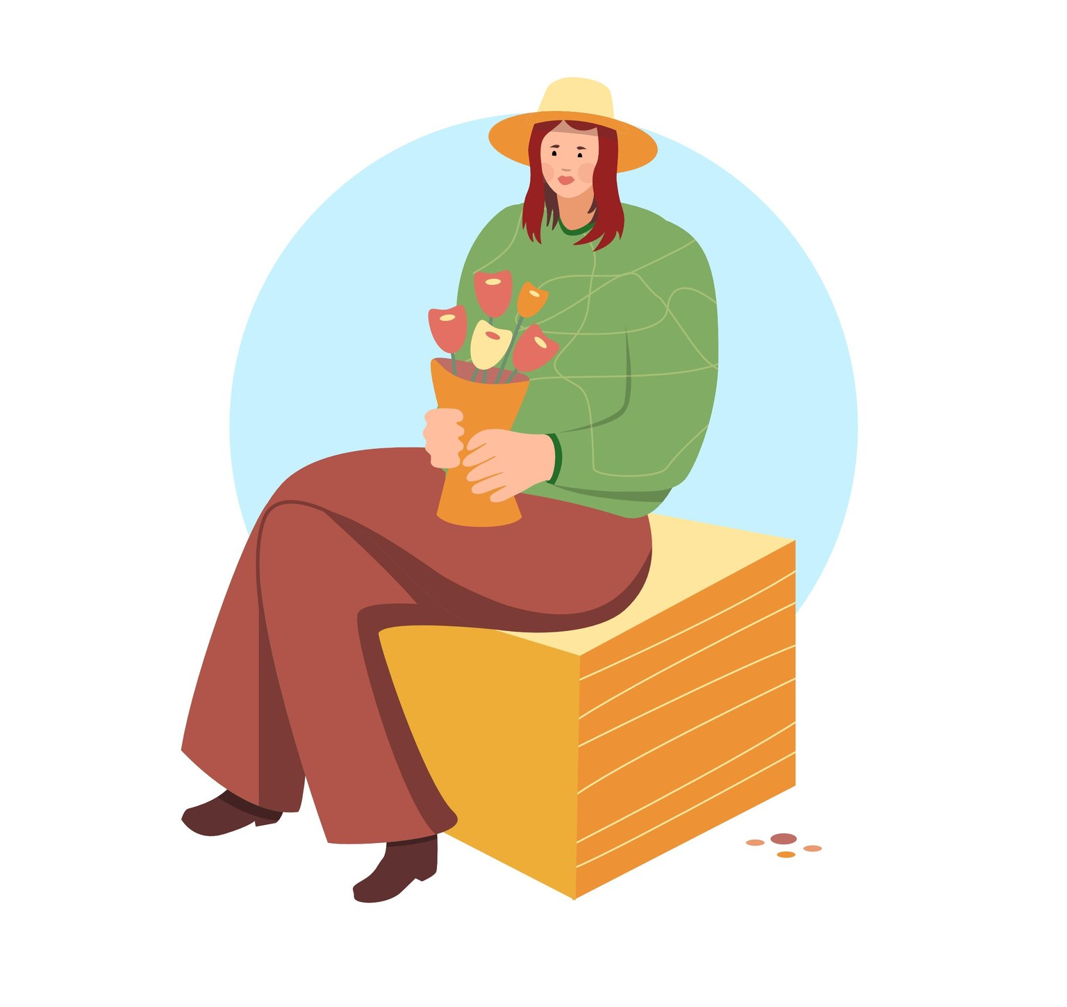Final project - Flat-Art Character - ZUZA - image 1 - student project