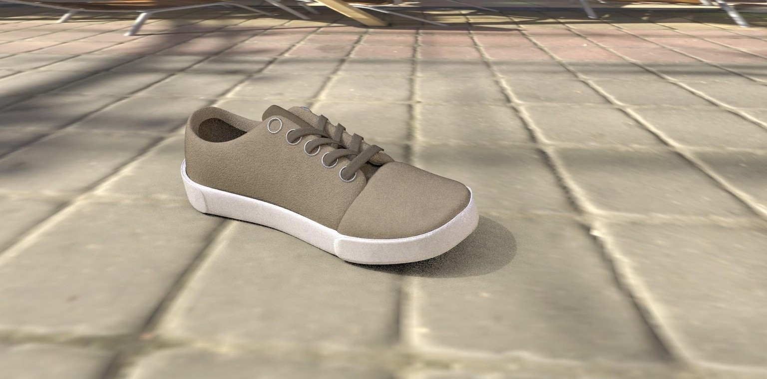 Shoes Modeling and Texturing - image 5 - student project
