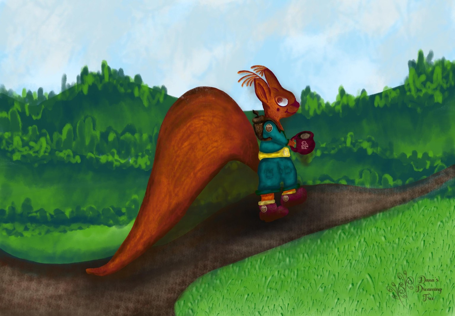 The Coffee Drinking Hiker Squirrel - image 3 - student project