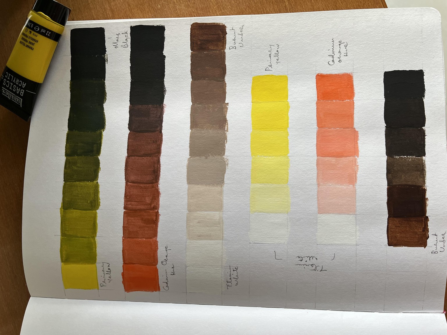 Exploring colour with acrylics - image 7 - student project