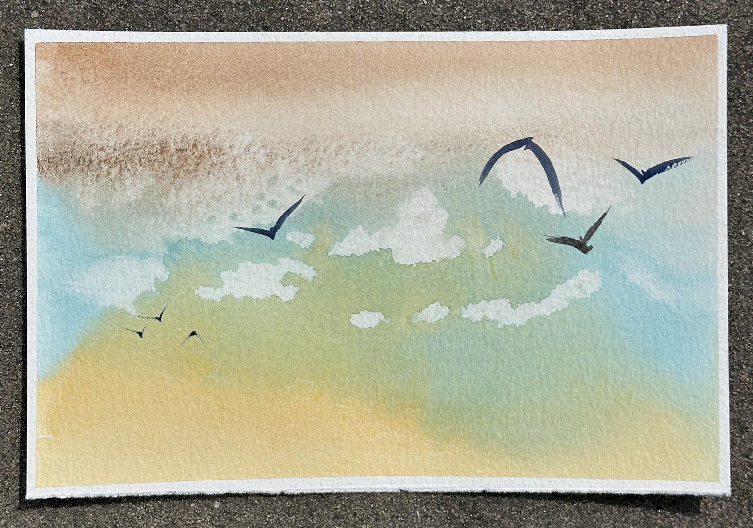 Watercolor Wash Techniques - image 2 - student project