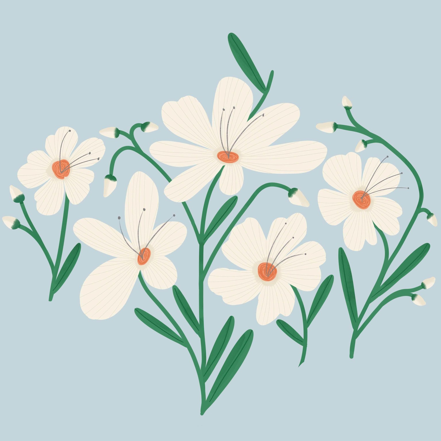 Floral trailing pattern - image 2 - student project