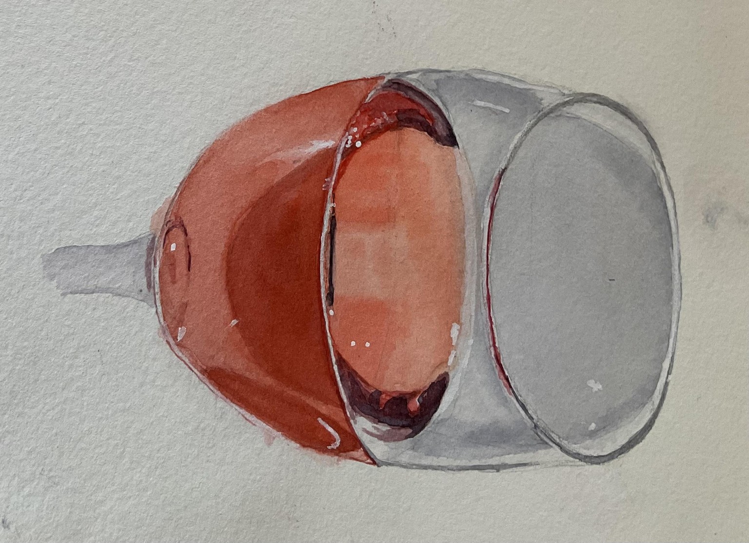 Rose wine glass - image 1 - student project