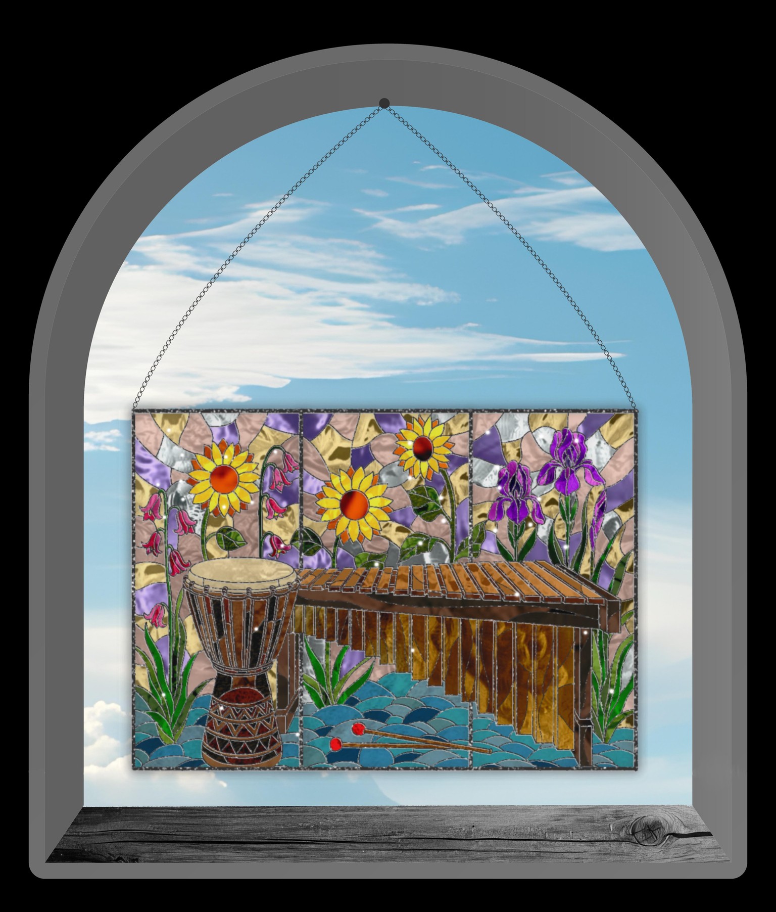 Musical Stained glass - image 1 - student project