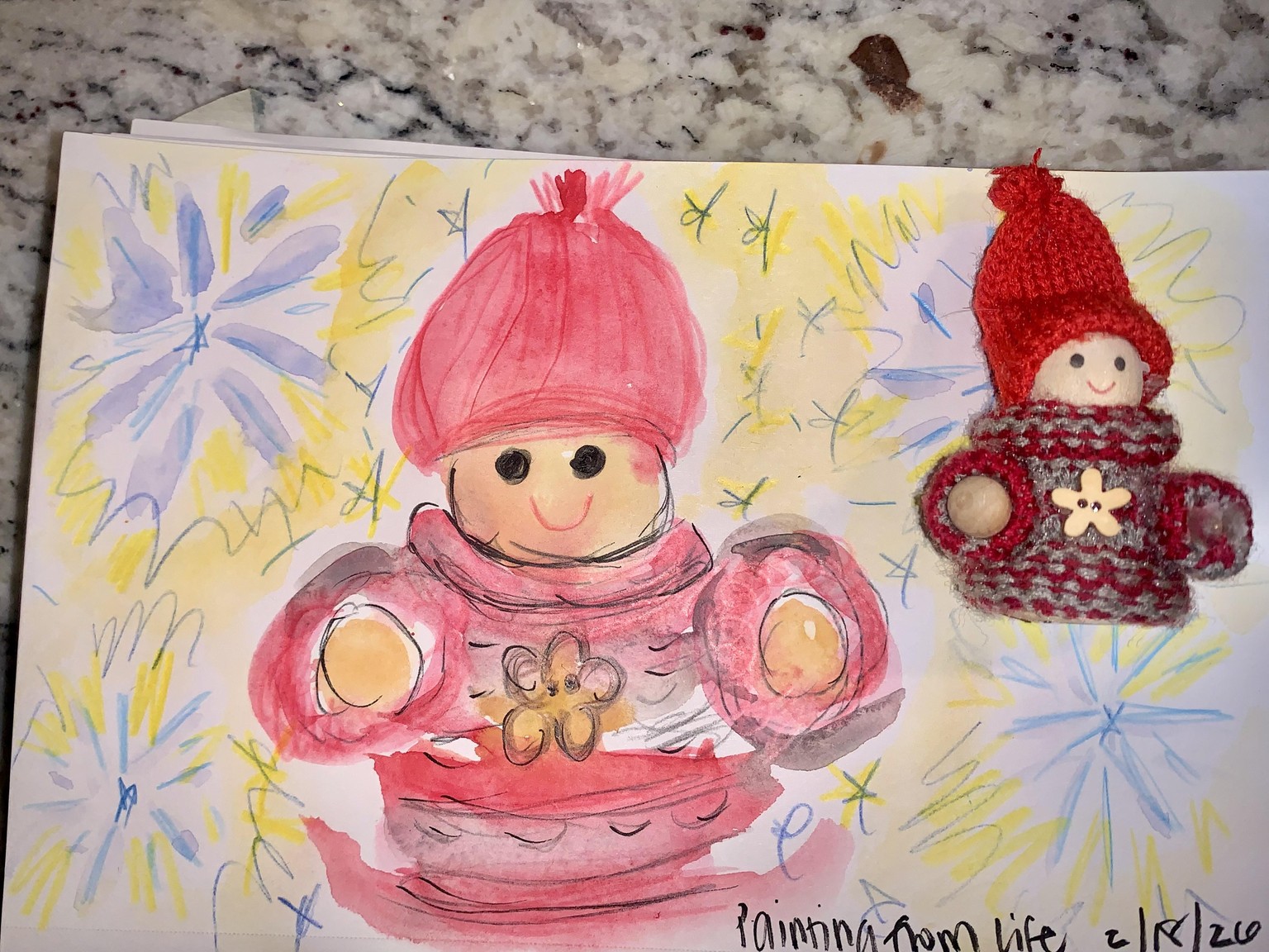Watercolor doodles and loose painting practice - image 1 - student project