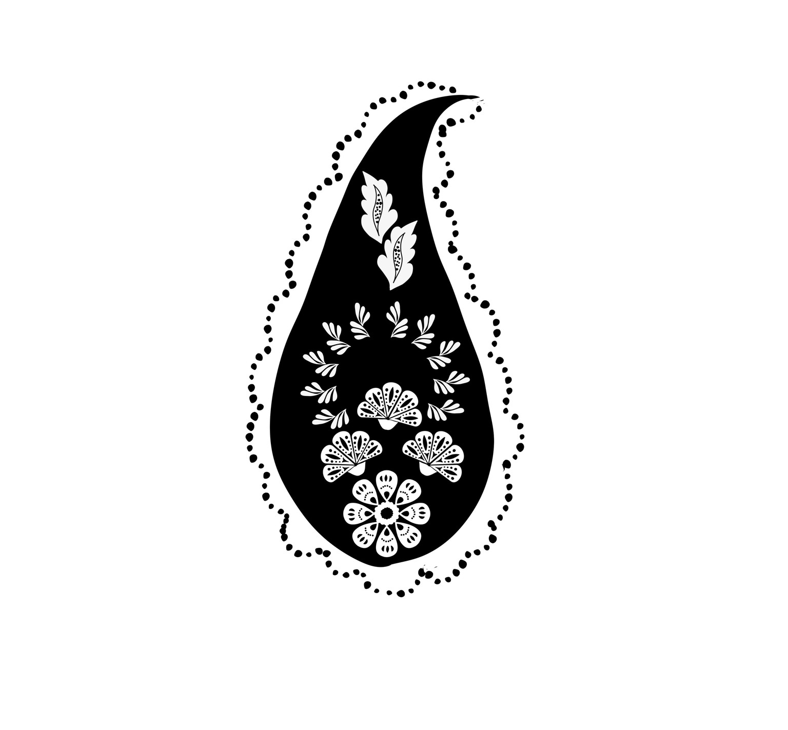 Paisley shawl and repeat patterns - image 1 - student project