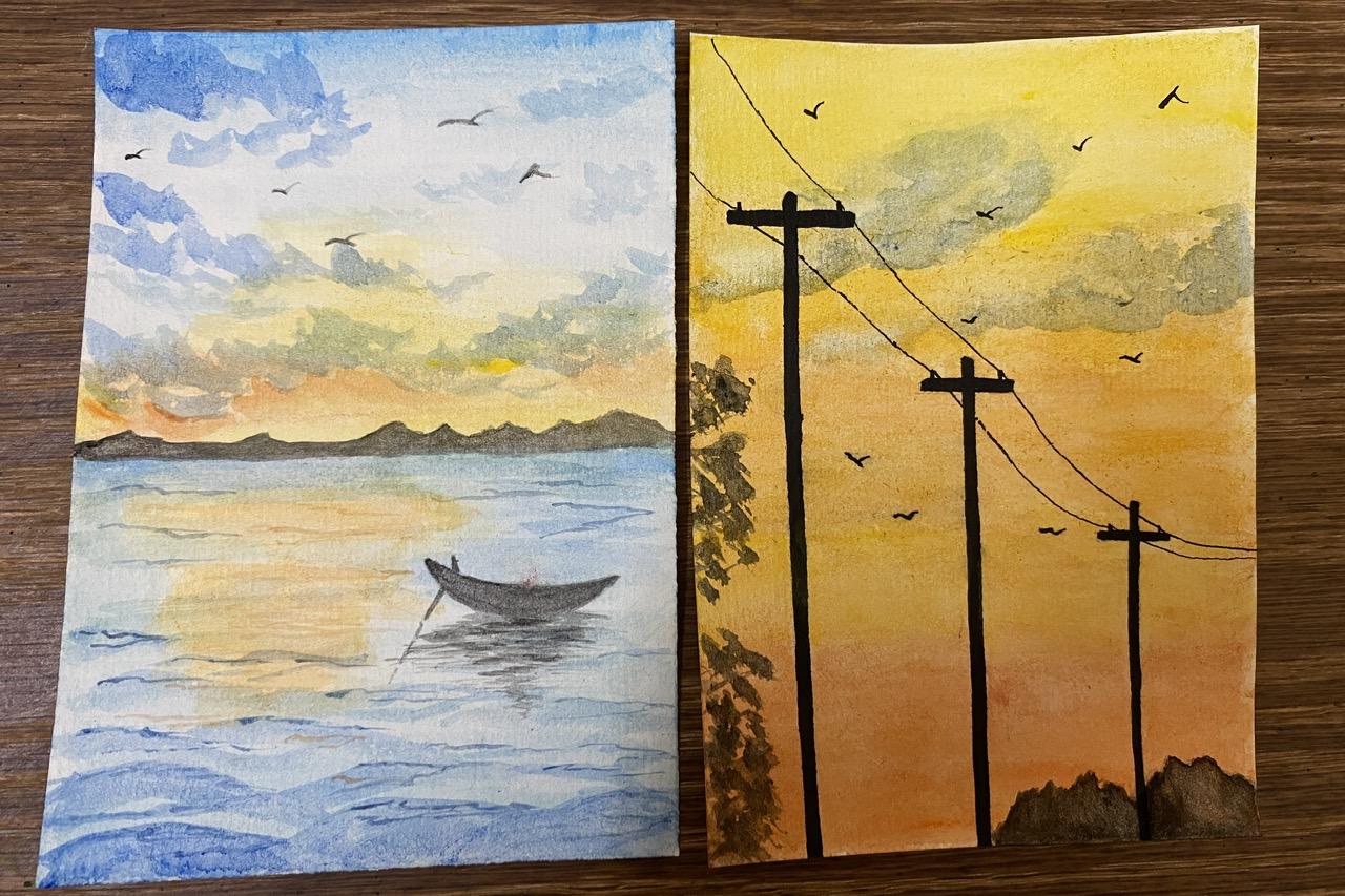 Shalika Gupta - 15 Days of Easy Watercolor Landscapes - image 6 - student project
