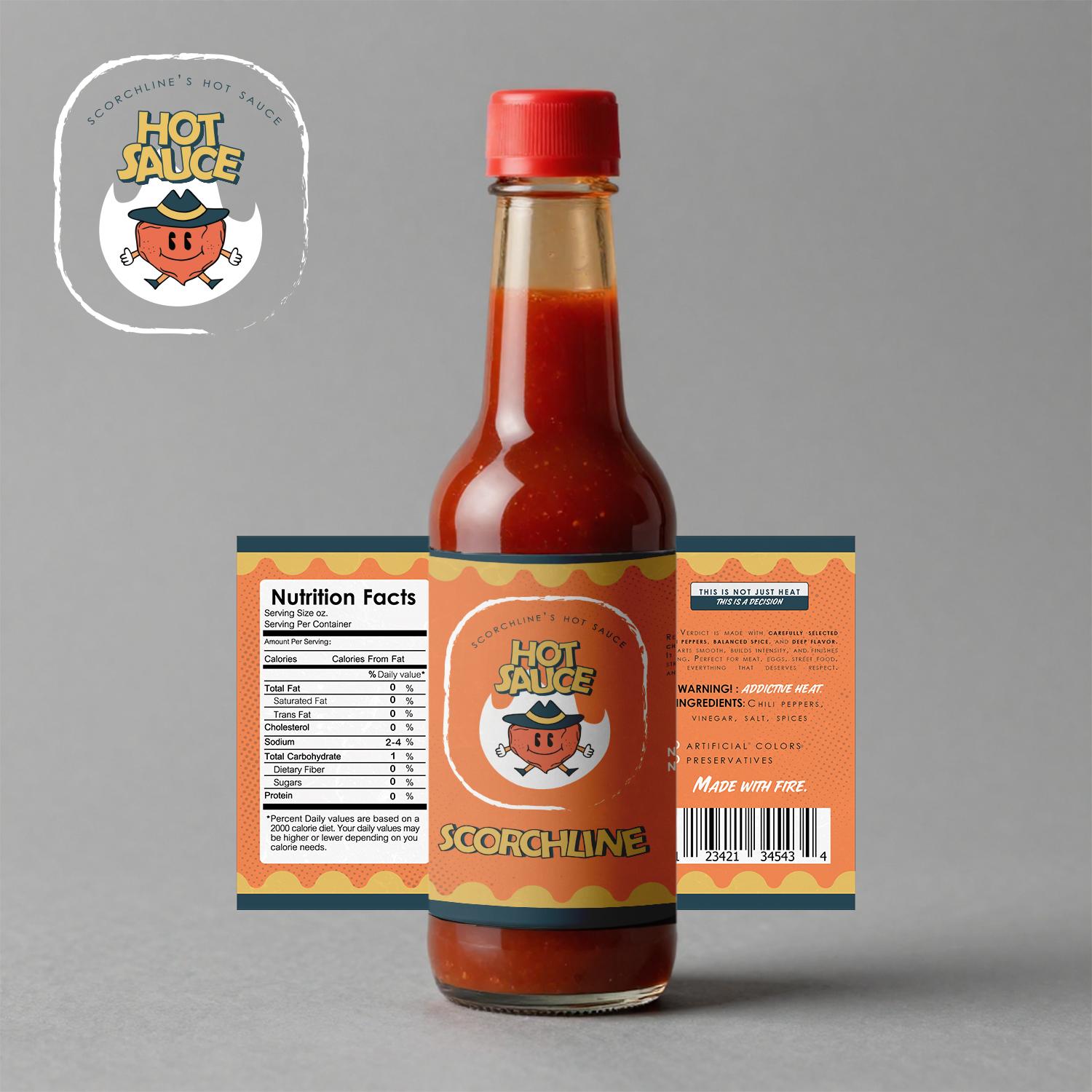 Scorchline's hot sauce - image 1 - student project