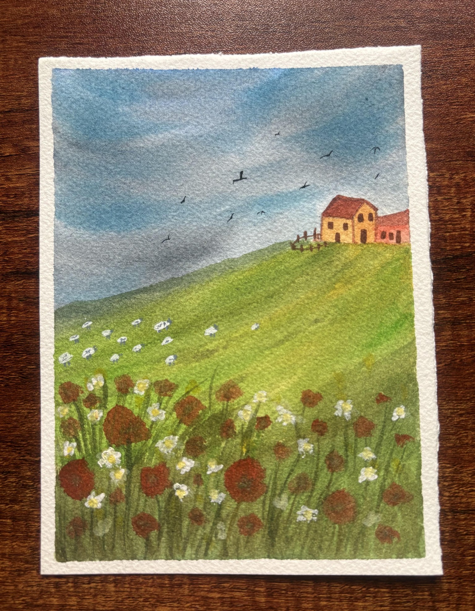 Loose & Expressive spring watercolour landscapes - image 4 - student project