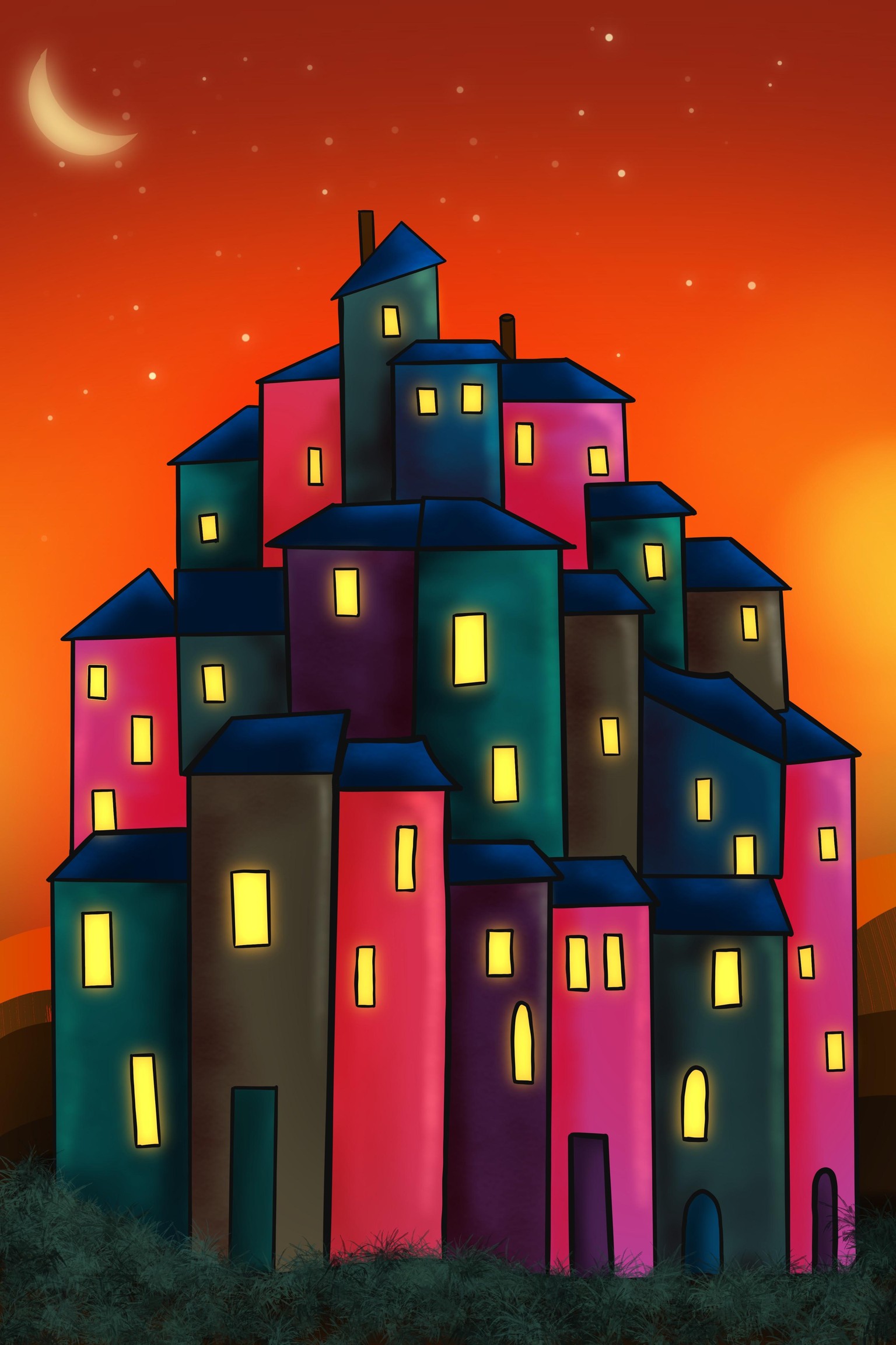 Color and mood in procreate - image 2 - student project