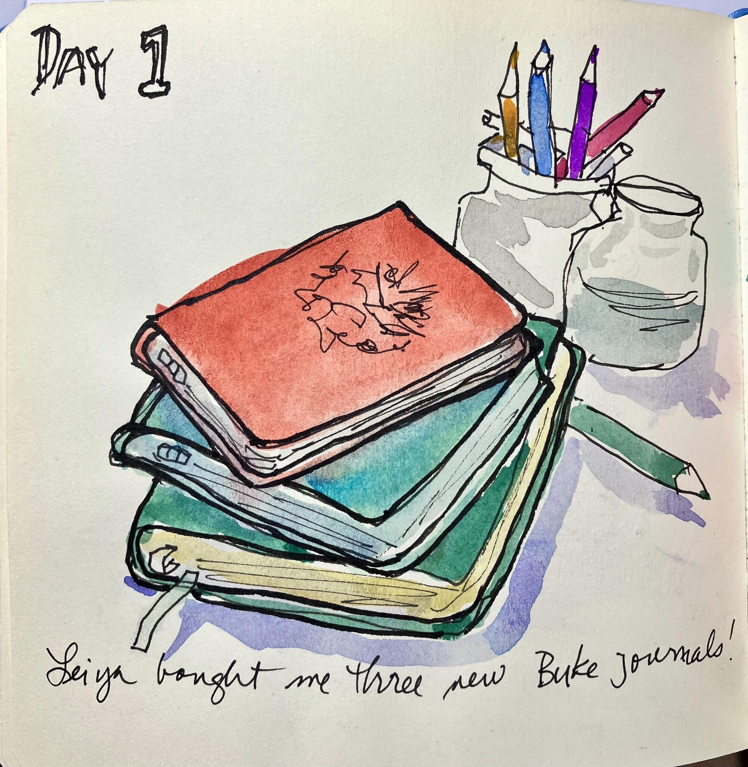 My 7 Day pocket pages challenges - image 1 - student project