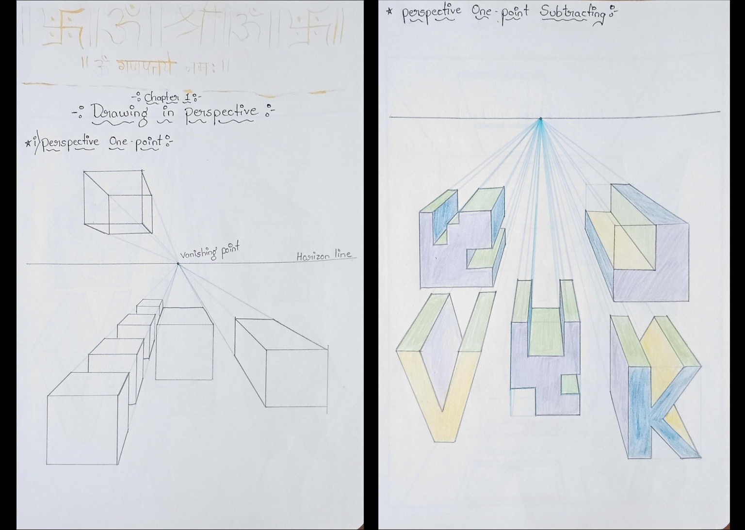 Drawing in perspective - image 1 - student project