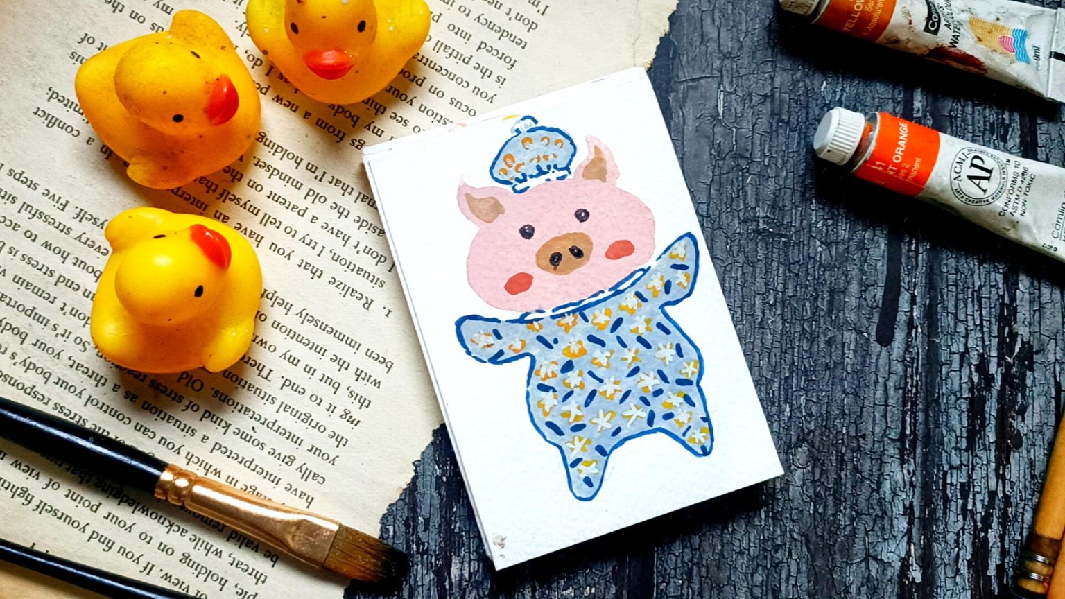 Cute little cozy pigs - image 4 - student project