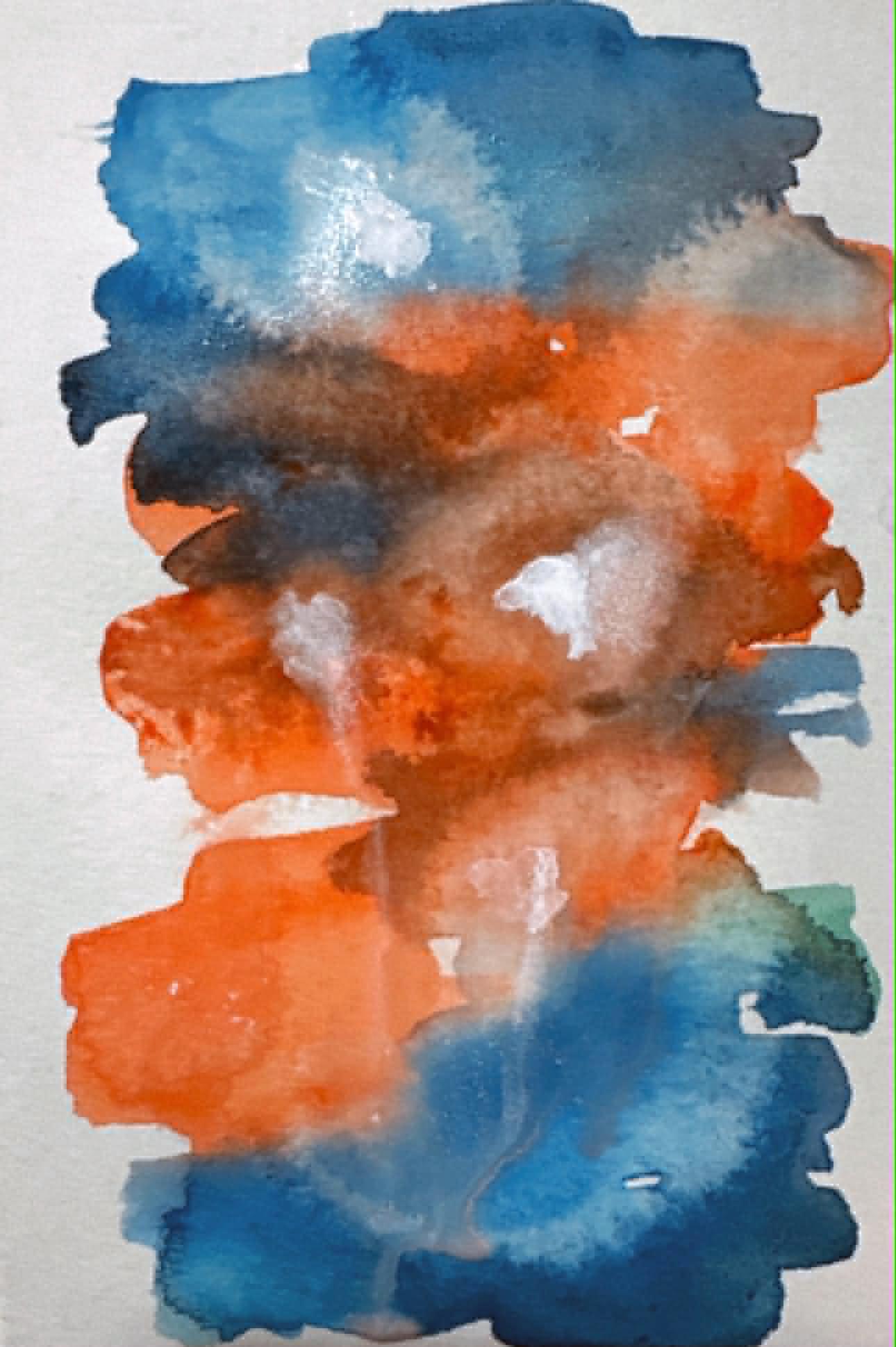 Abstract Watercolor Landscapes - Part 2 - image 2 - student project