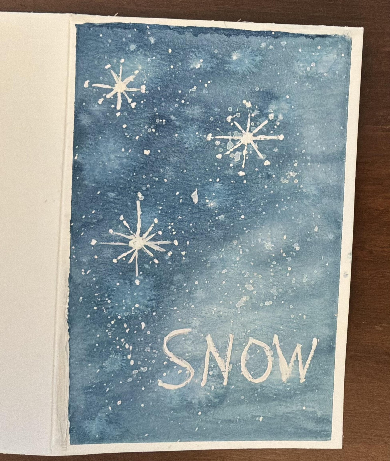 SNOW Card - image 1 - student project