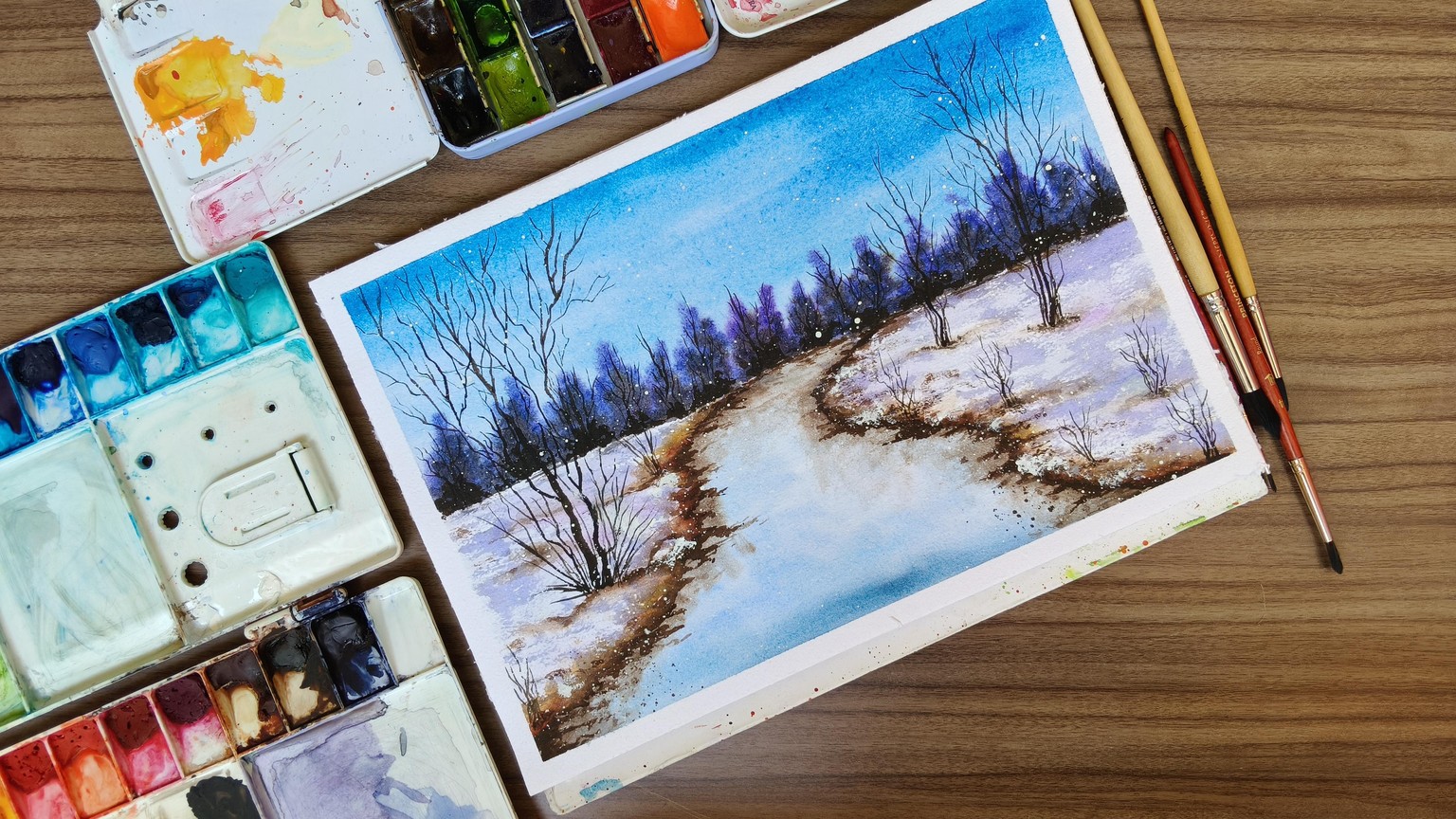 Seasons in Watercolors. .!!! - image 2 - student project