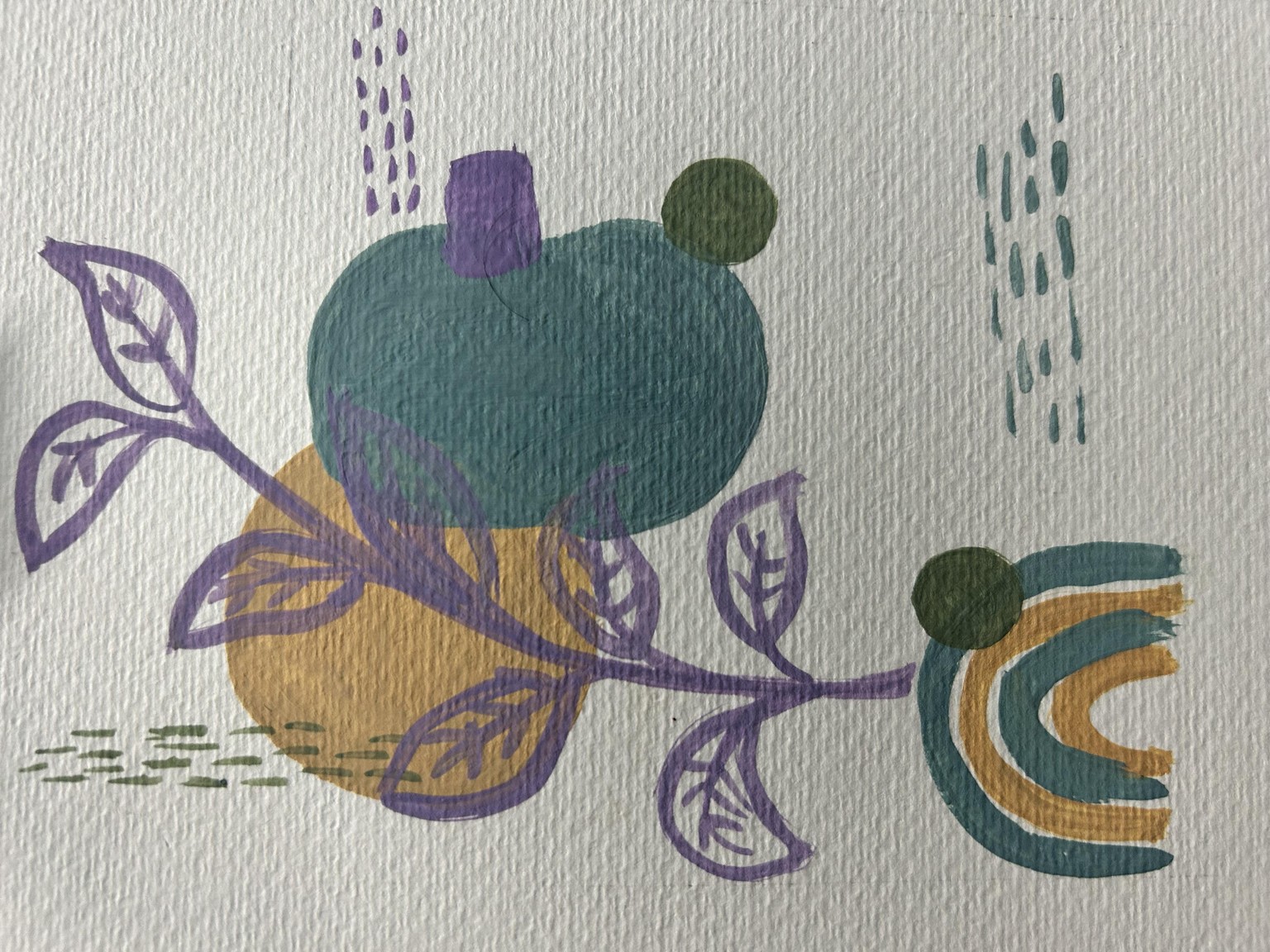 Boho abstract - image 1 - student project