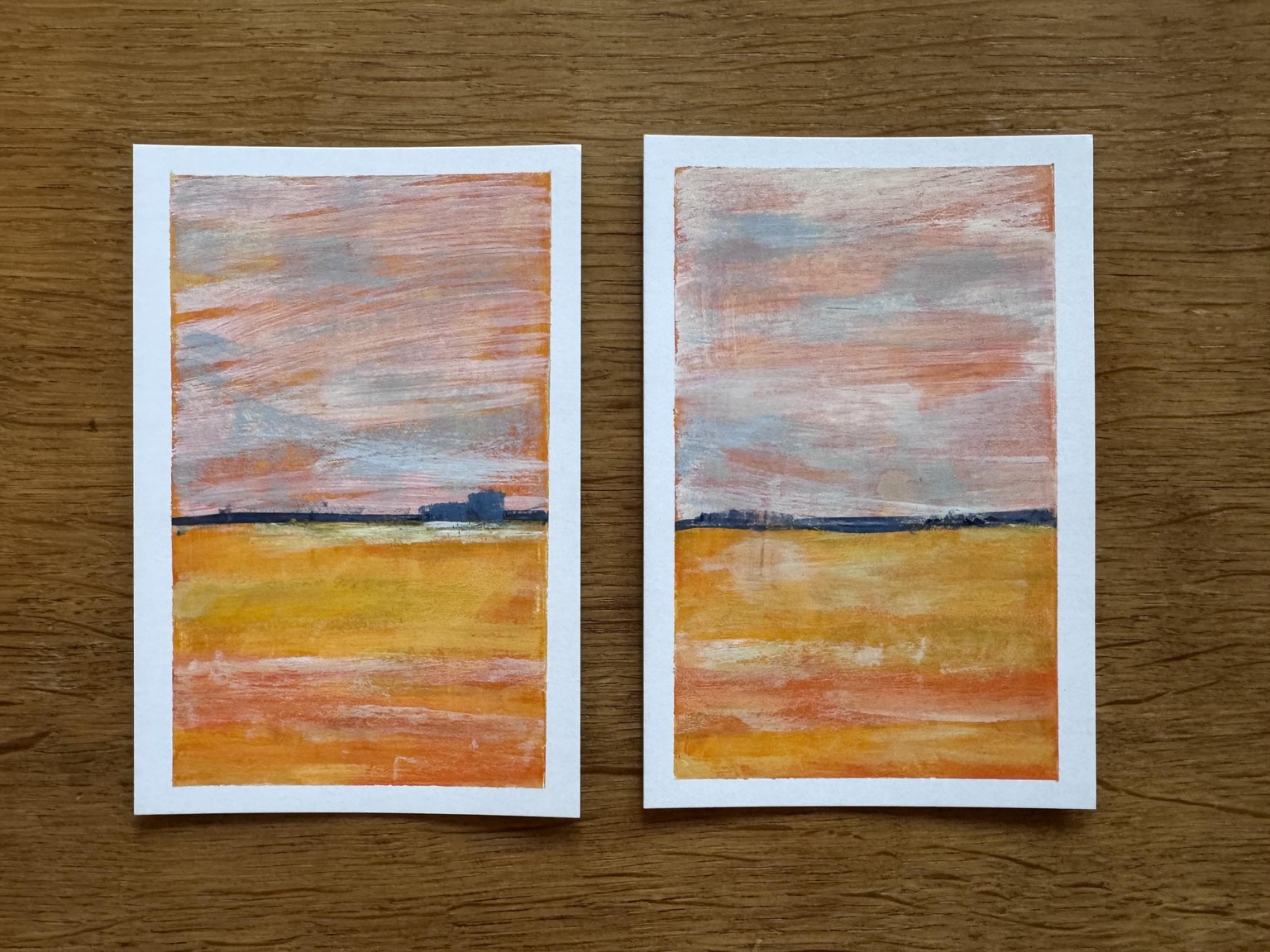 4 easy landscape paintings with tape - image 4 - student project