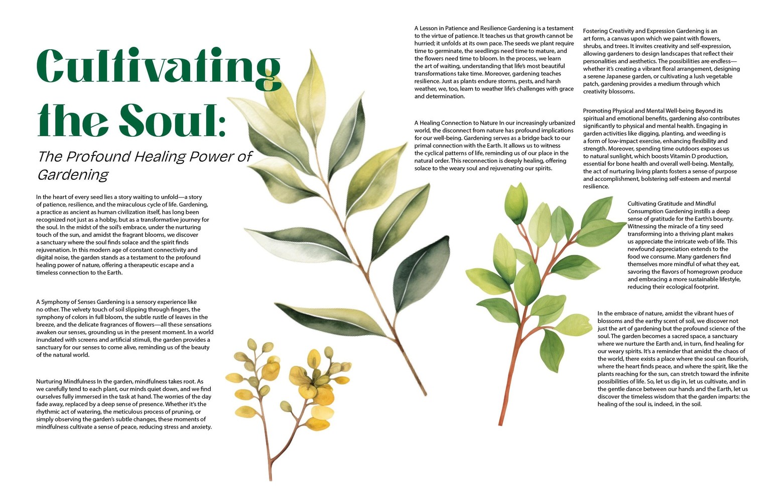 Cultivating the Soul - image 1 - student project