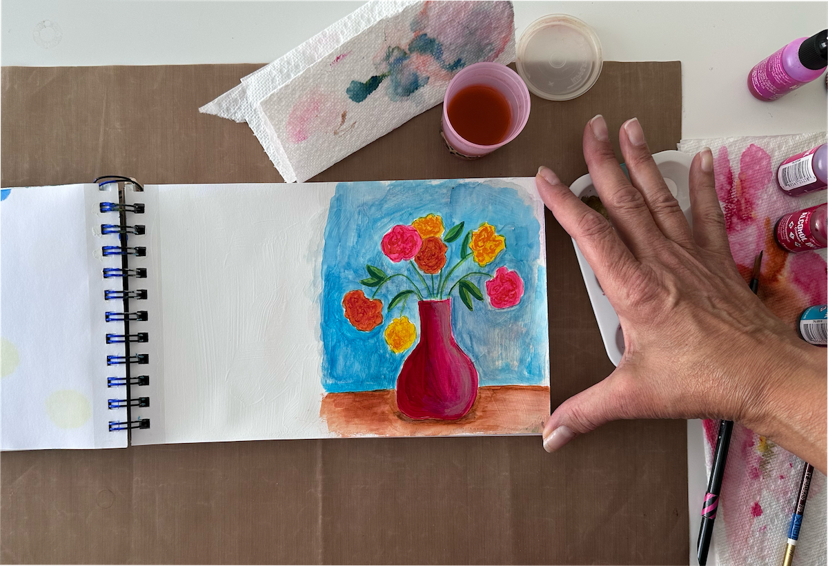 Photos of my sketchbook - image 2 - student project