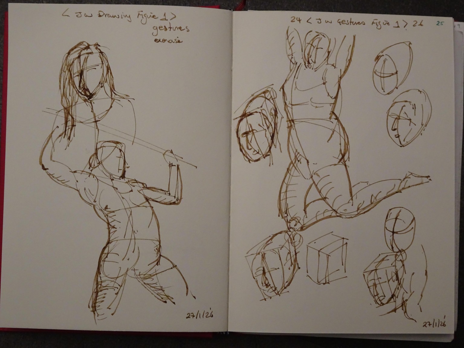 Figure Drawing 1 - gestures - image 1 - student project