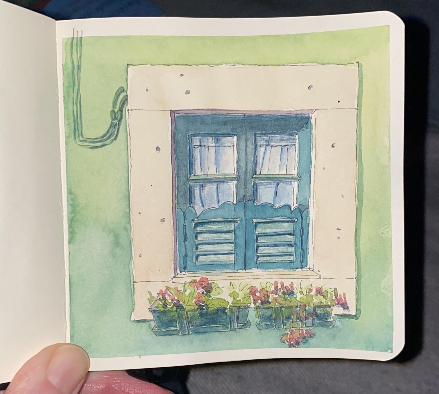 Windows in Watercolor: Develop Drawing, Shadowing, & Painting Skills - image 5 - student project